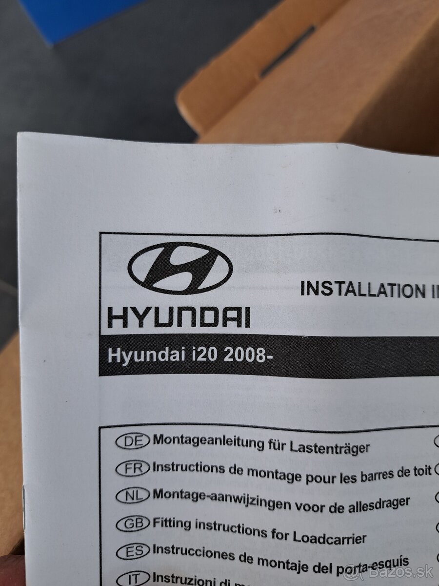 Predám strešný nosič na Hyundai i20 - 2