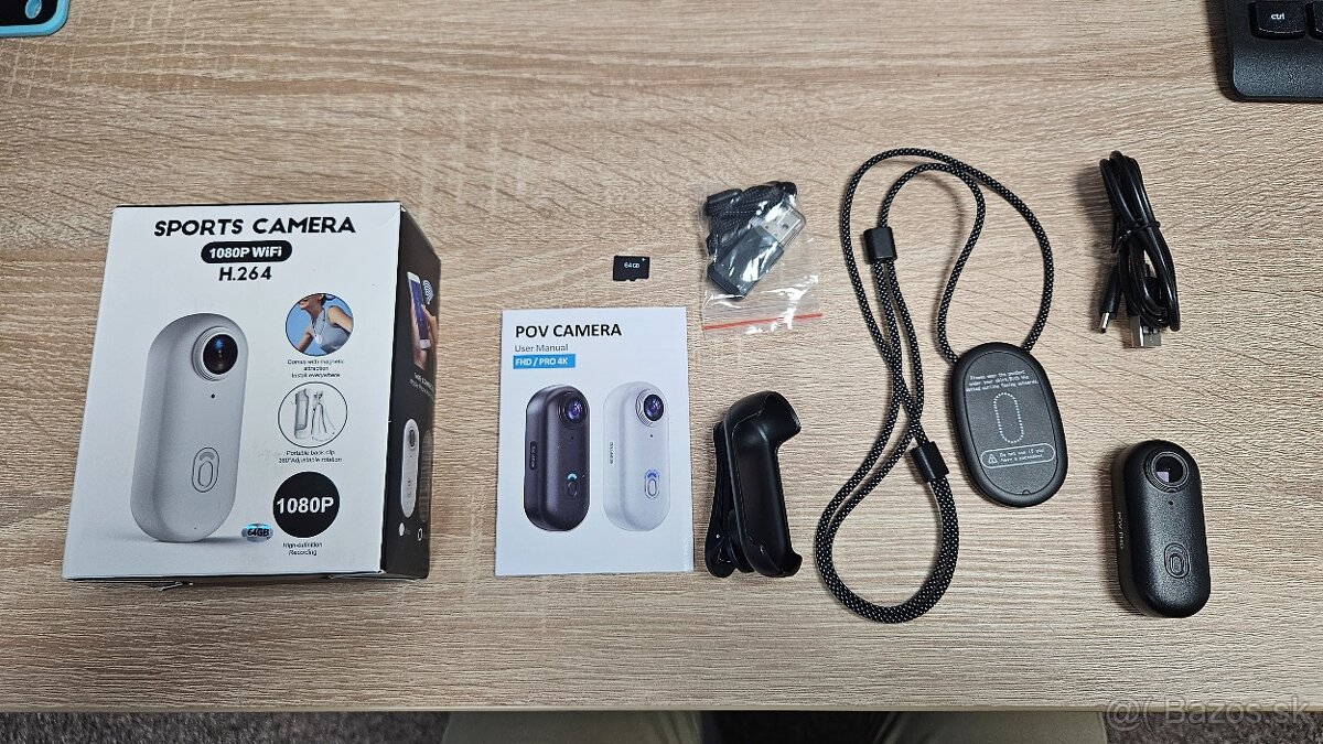 Športová kamera s príslušenstvom - 2