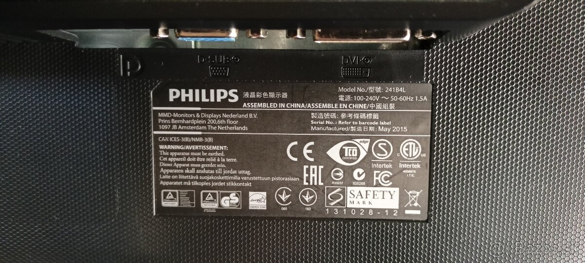 Predám monitor Philips 24" - 2