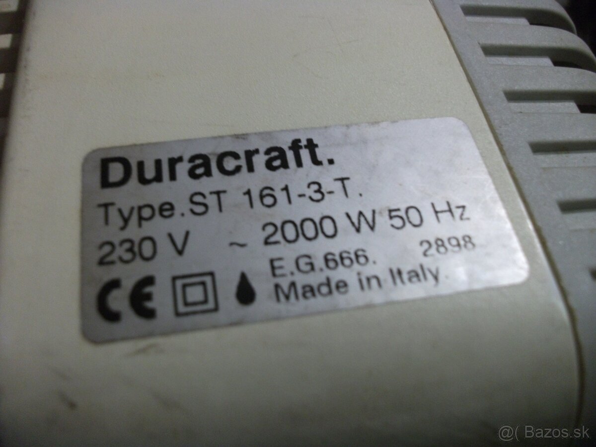 Predám elektrický ohrievač 220V/2000W - 2 kusy. - 2