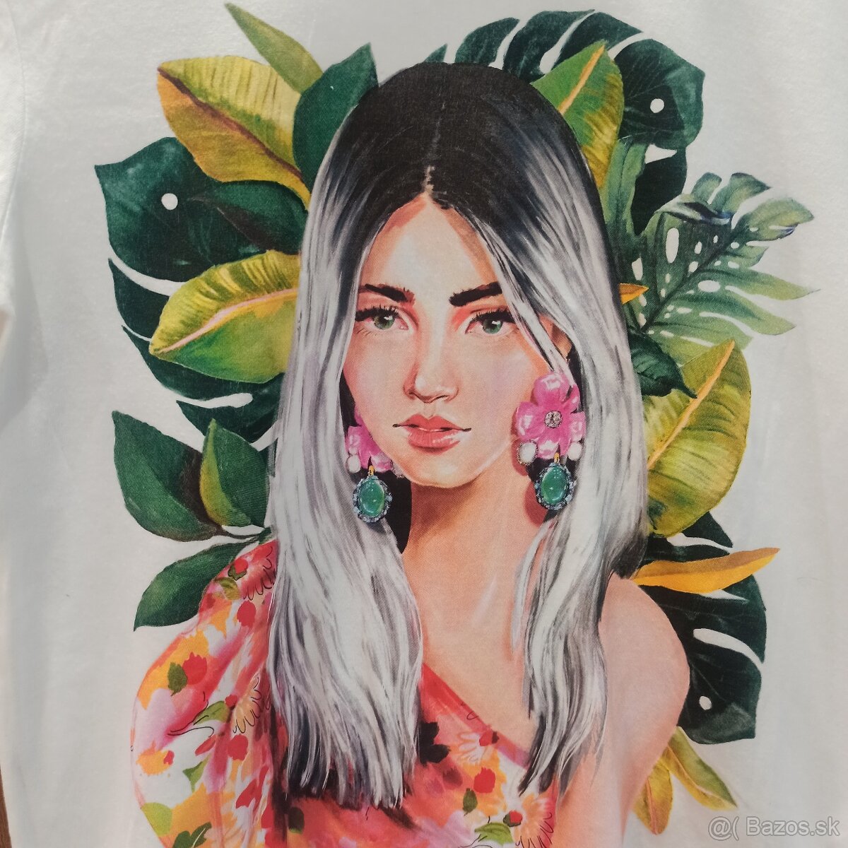 Bavlnené tričko ZARA - 2