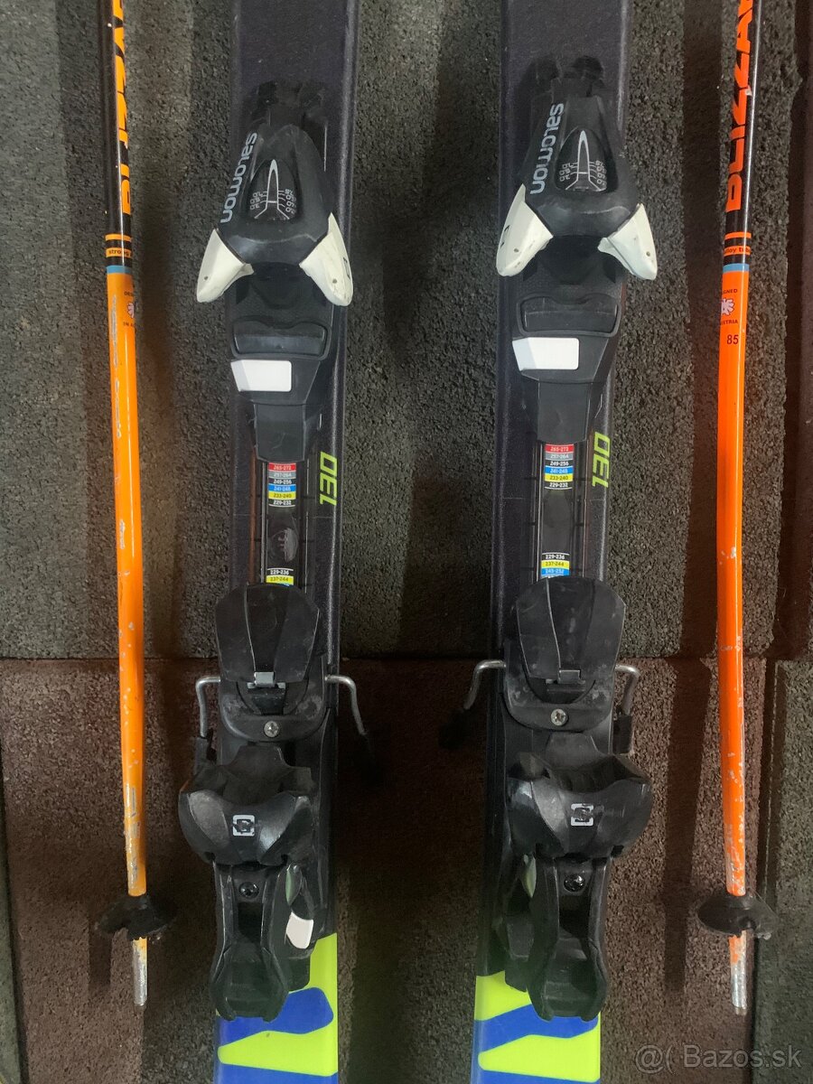 Predám lyže Salomon 130 cm + lyziarky Salomon T3 - 2
