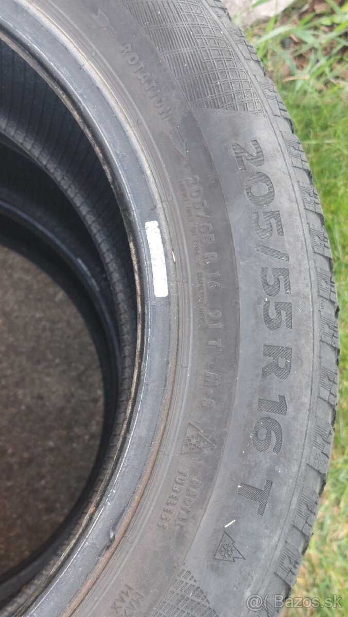 Zimne pneu continental 205/55/r16 - 2