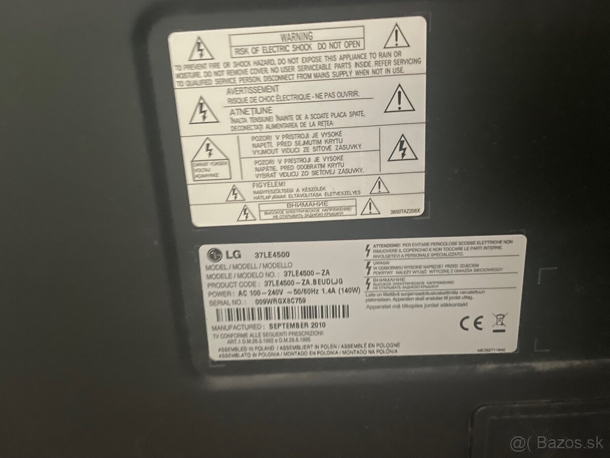 LCD Televízor LG “37” - 2