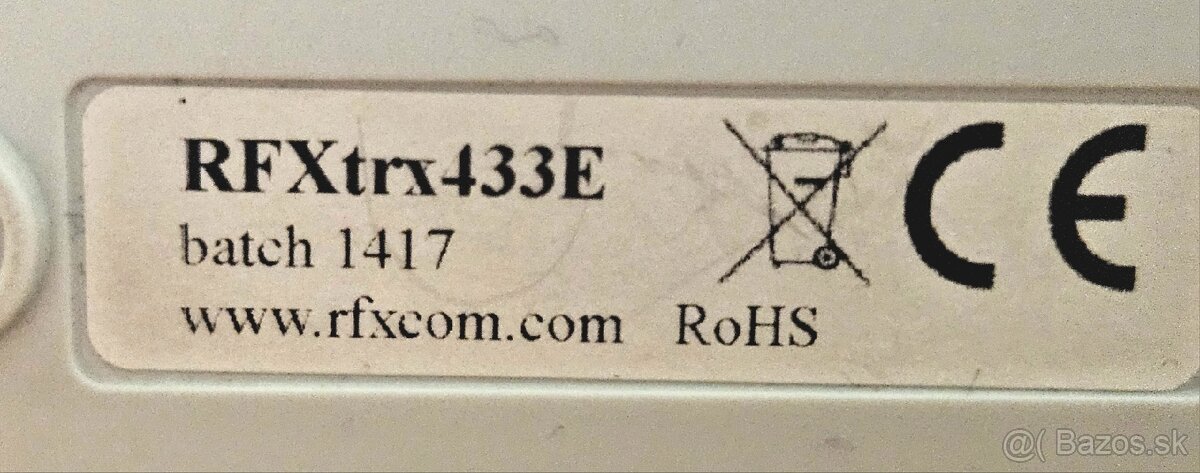 RFXcom RFXtrx433E – 433.92 MHz USB Trans - 2