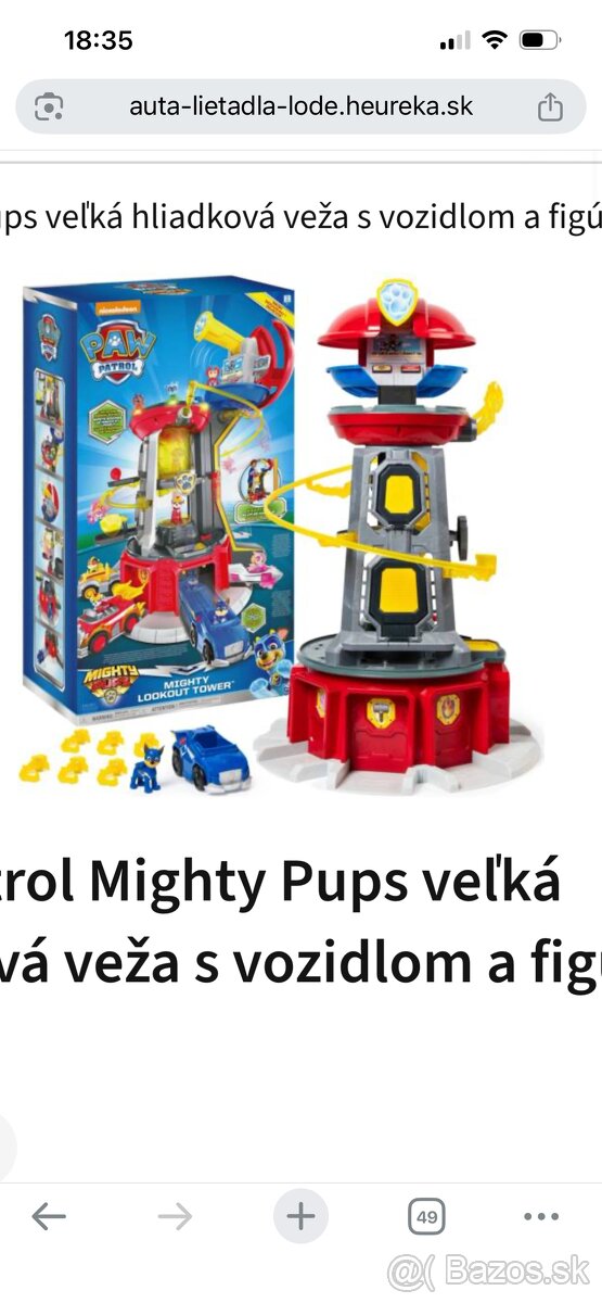 Paw patrol auticka s postavičkami - 2