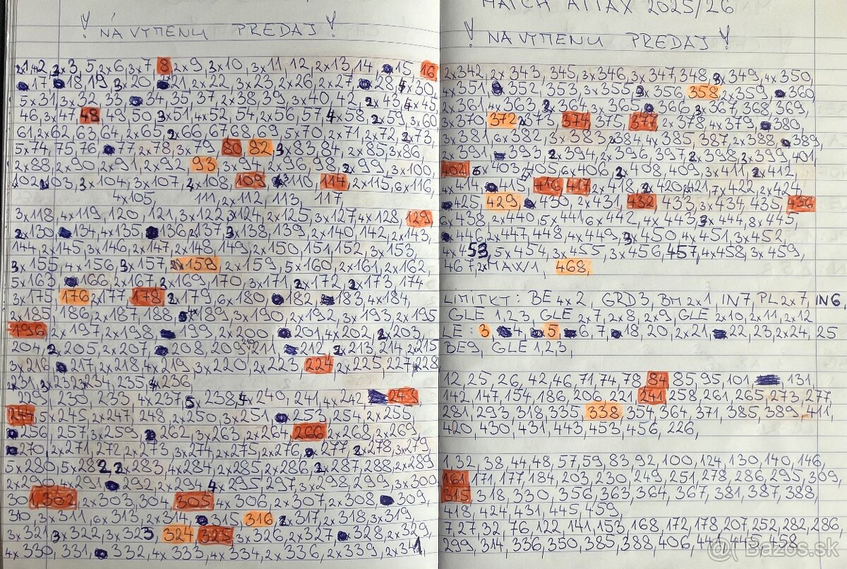 Futbalové kartičky - 2