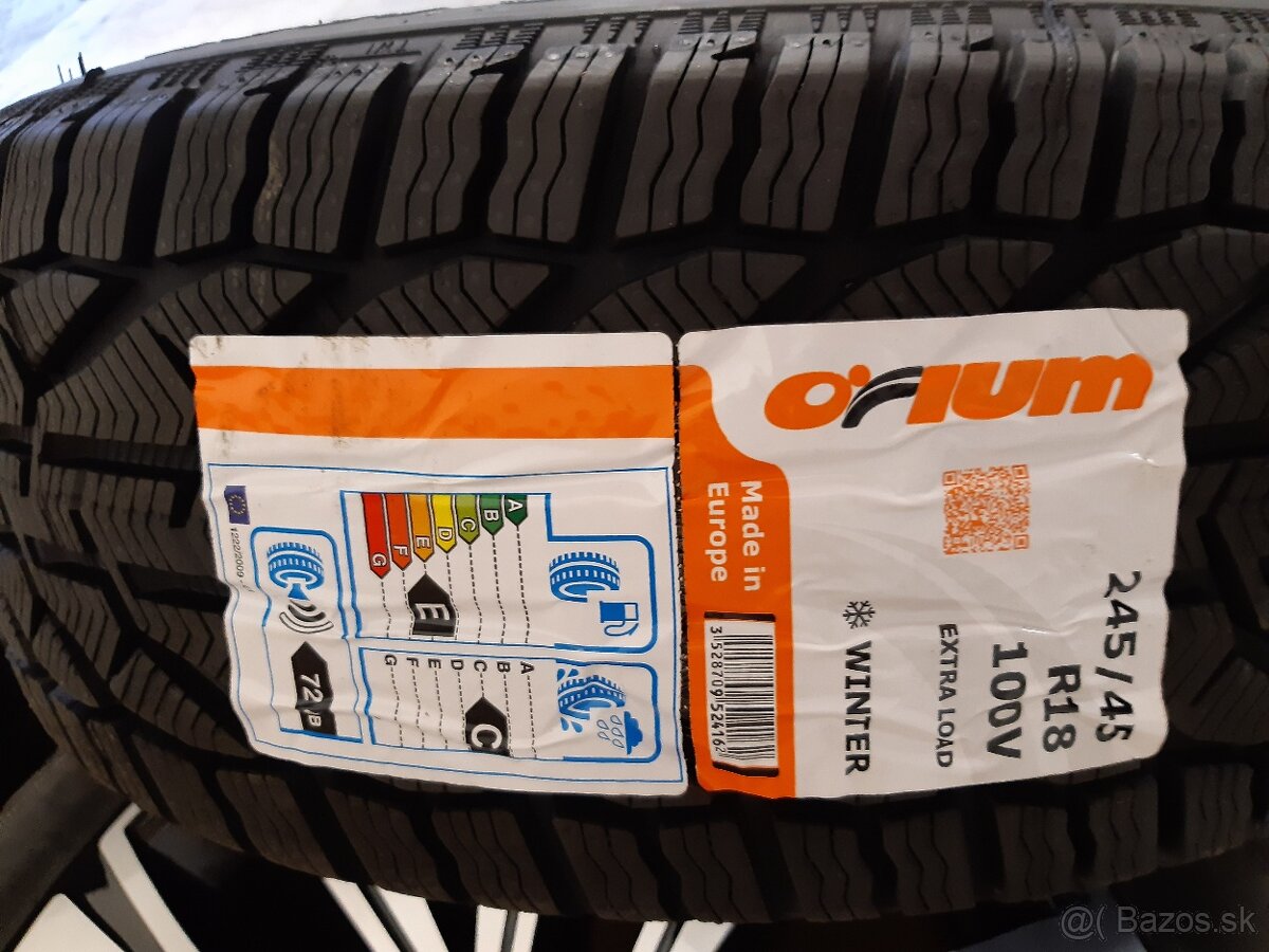 Zimní kola r18 arteon Volkswagen nové pneu - 2