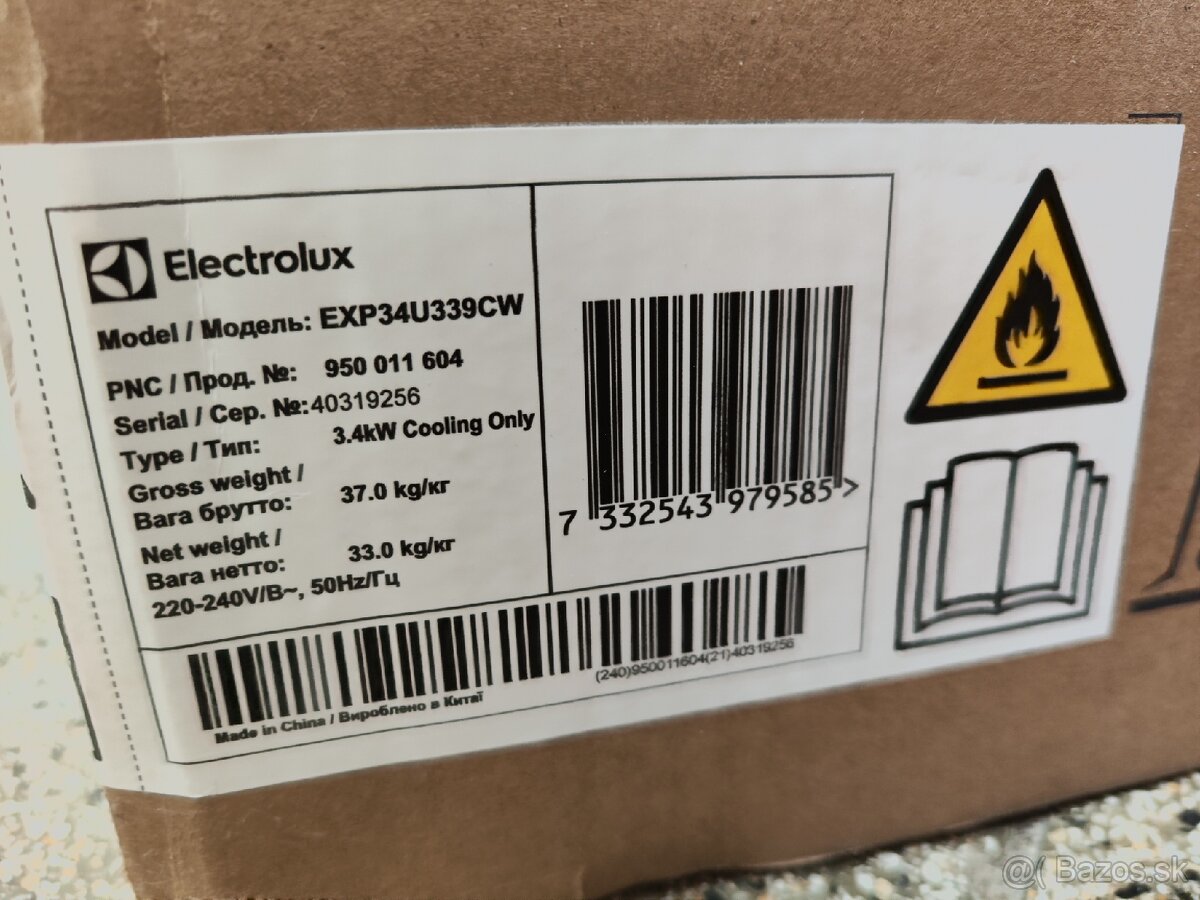 Mobilná klimatizácia Elektrolux EXP34U339CW -604 - 2