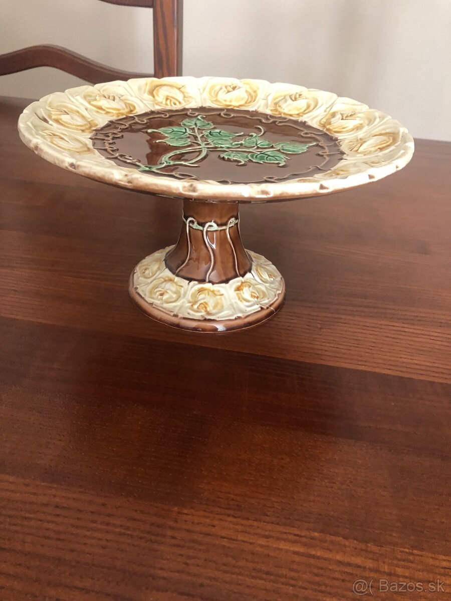 Secesný tortovy podnos Schütz Blansko - 2