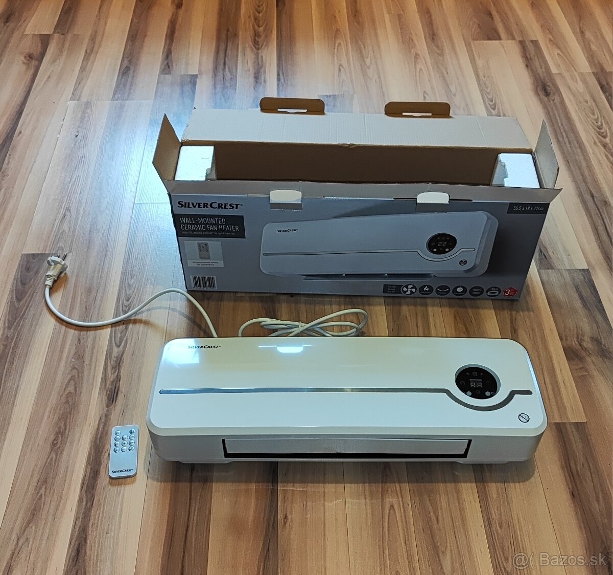 Nástenný keramický ohrievač - zánovný - 2