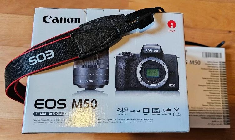 Canon EOS M50 Mark II + objektív Canon 18-150mm - 2
