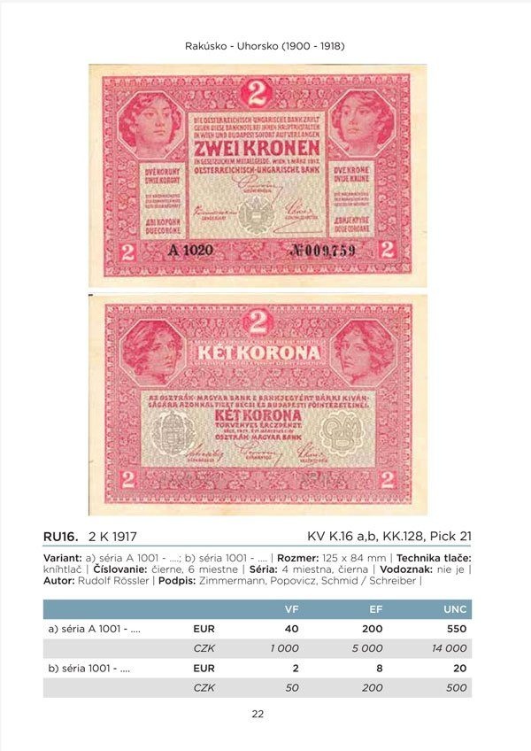 Katalóg bankoviek 2026 - 2