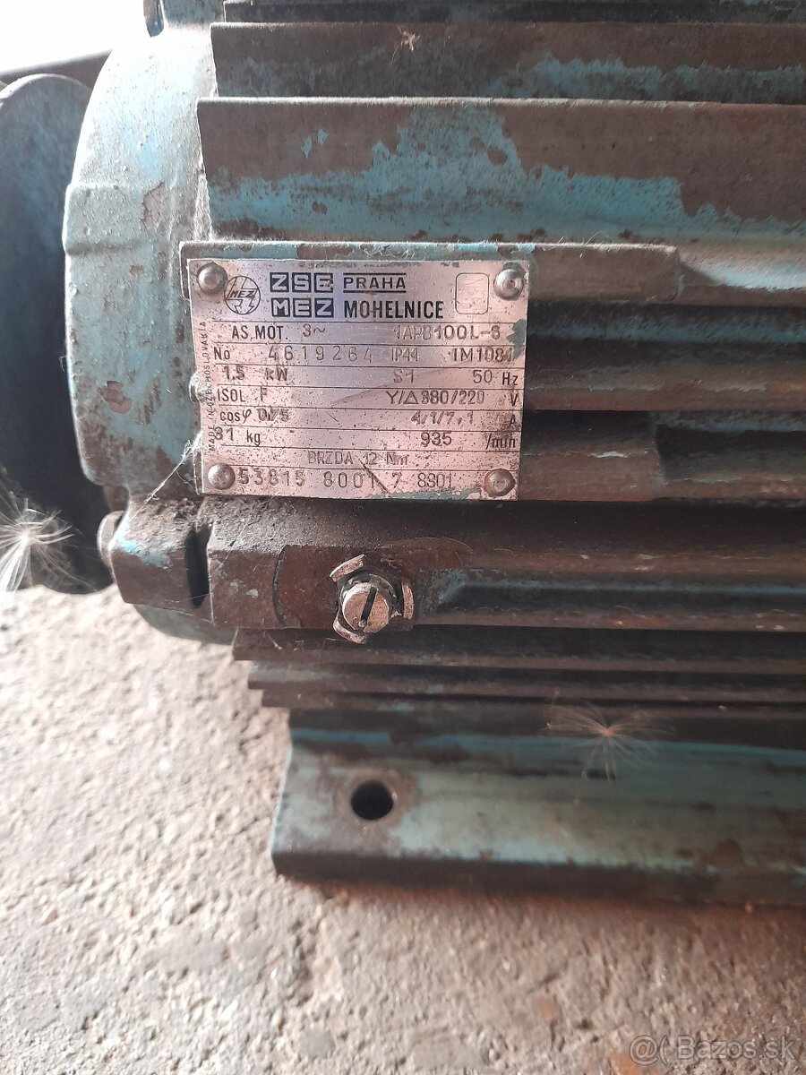 Nízko otáčkový elektromotor 2 - 2