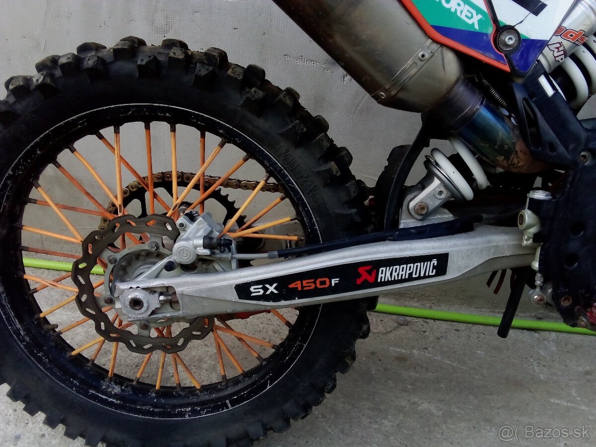 Predám KTM SX 450F rok 2010 pojazna