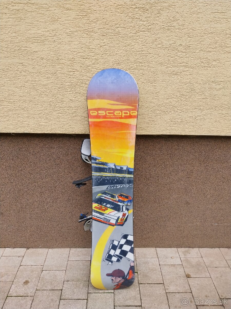 Snowboard s zapínaním a topánkami - 2