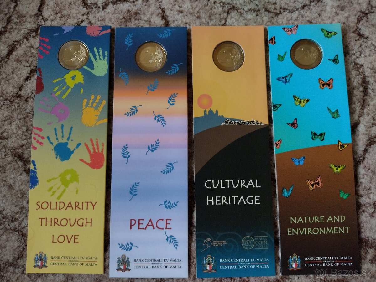 Euromince - coincard Malta 2016, 2017, 2018, 2019 - 2