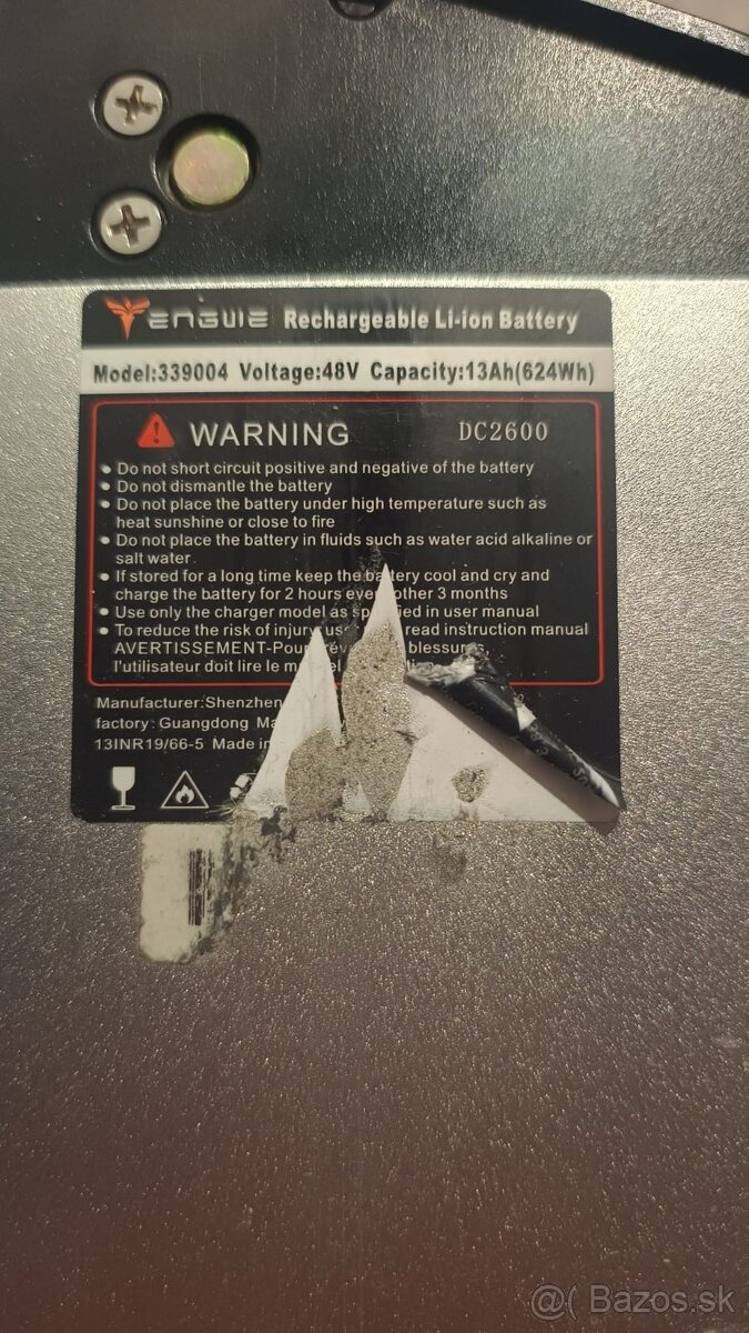 Engwe engine x bateria + nabijacka - 2