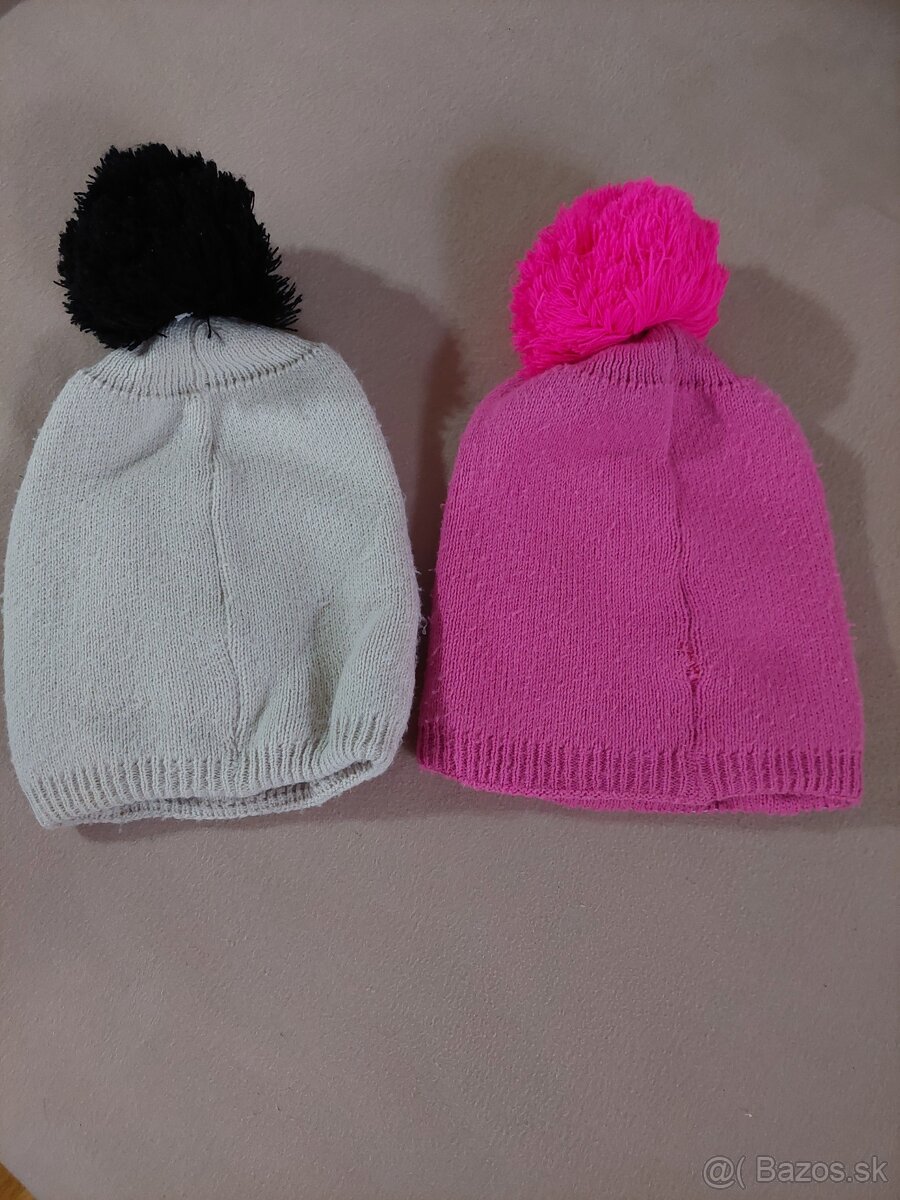Dievčenské zimné čiapky - 2