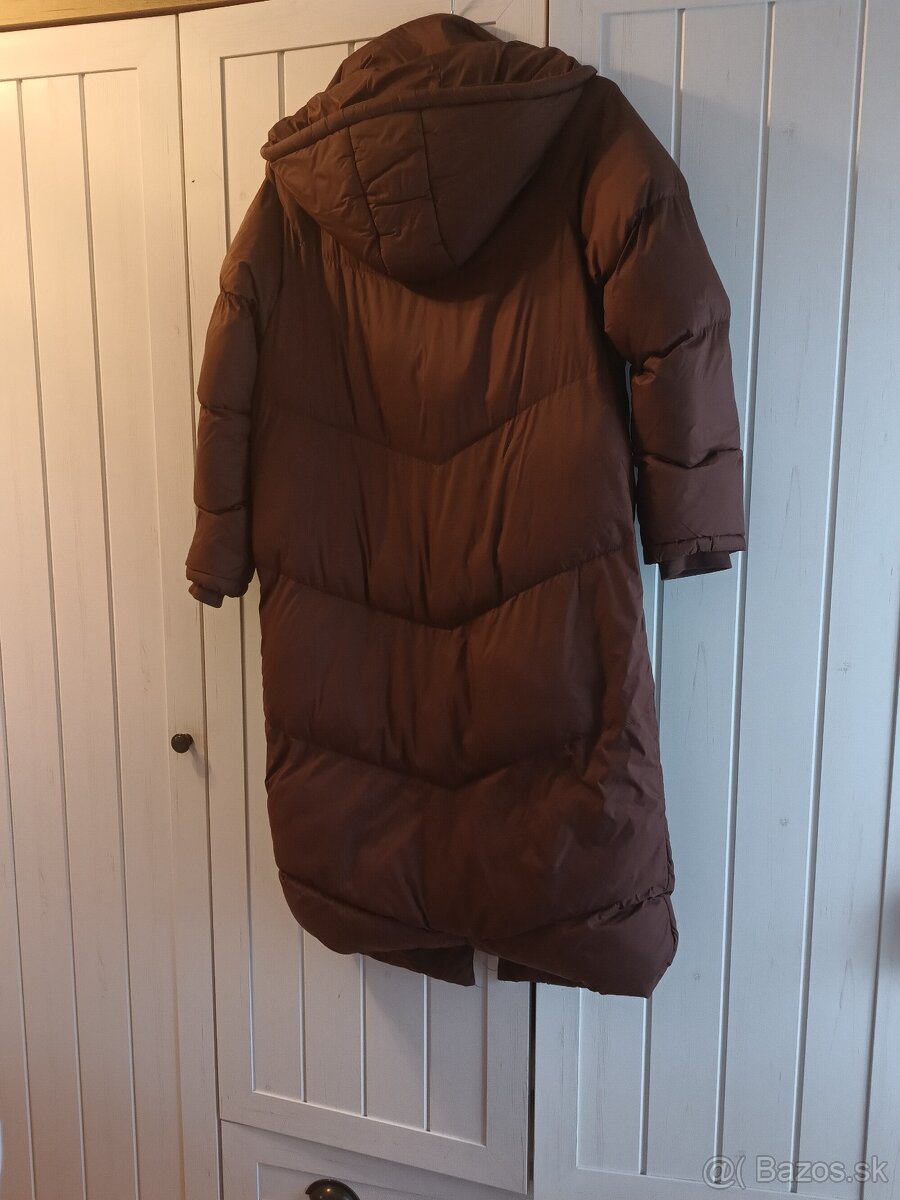 Krásna hnedá zimná bunda - 2