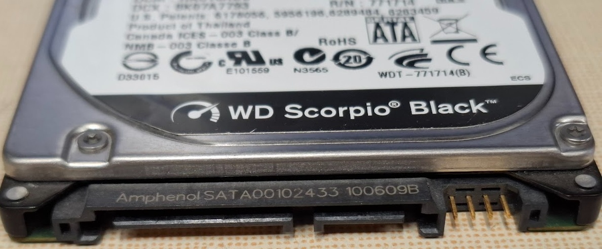 WD Scorpio Black 500GB - 2