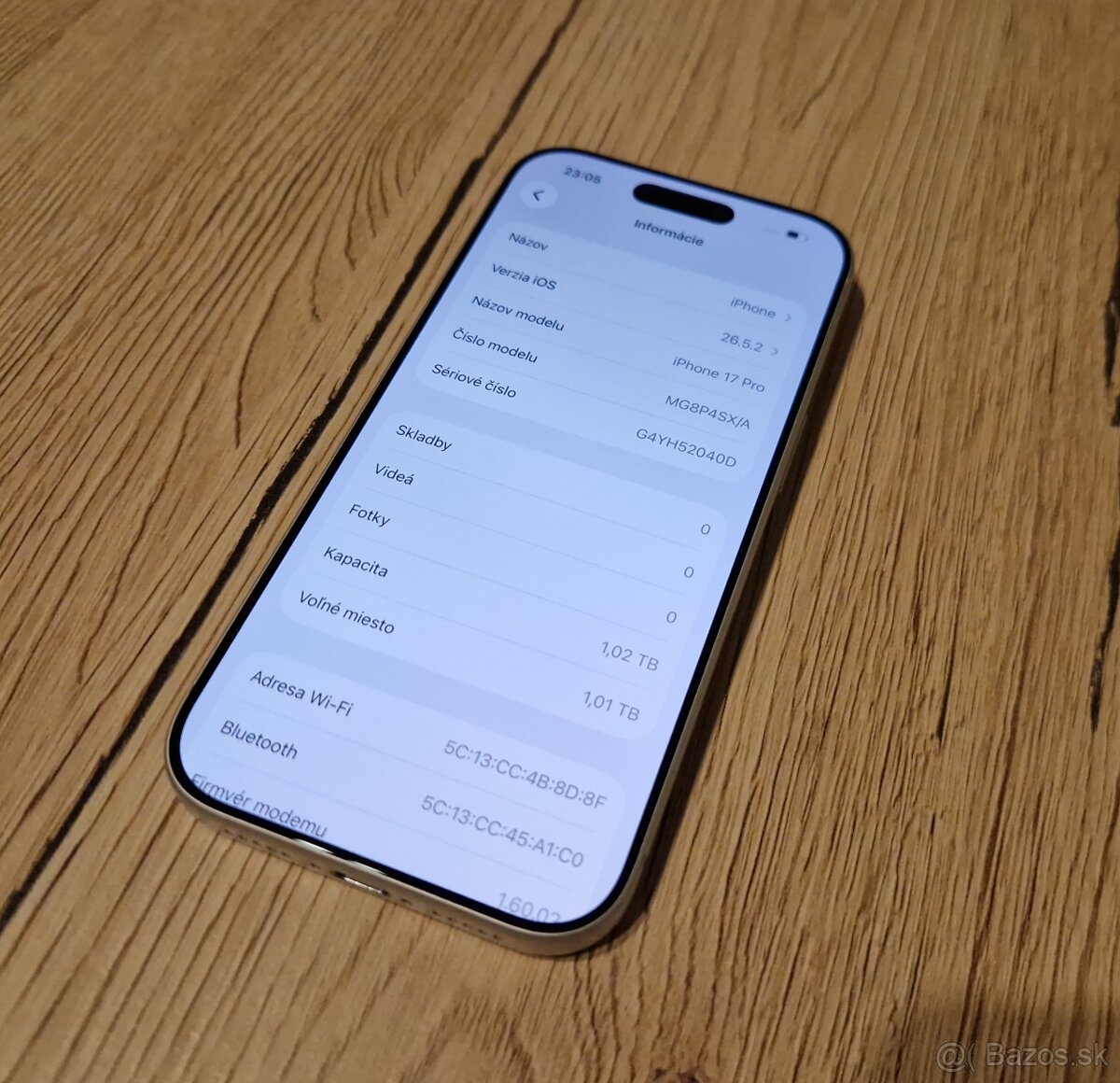 Apple iphone 17 pro 1TB strieborný - 2