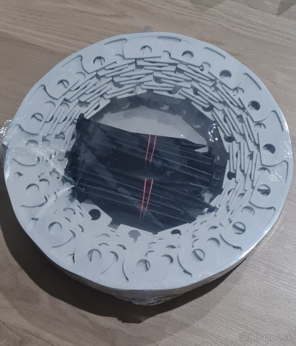 Predám plastové záhradné obrubníky Bradas biele 2x 10m - 2