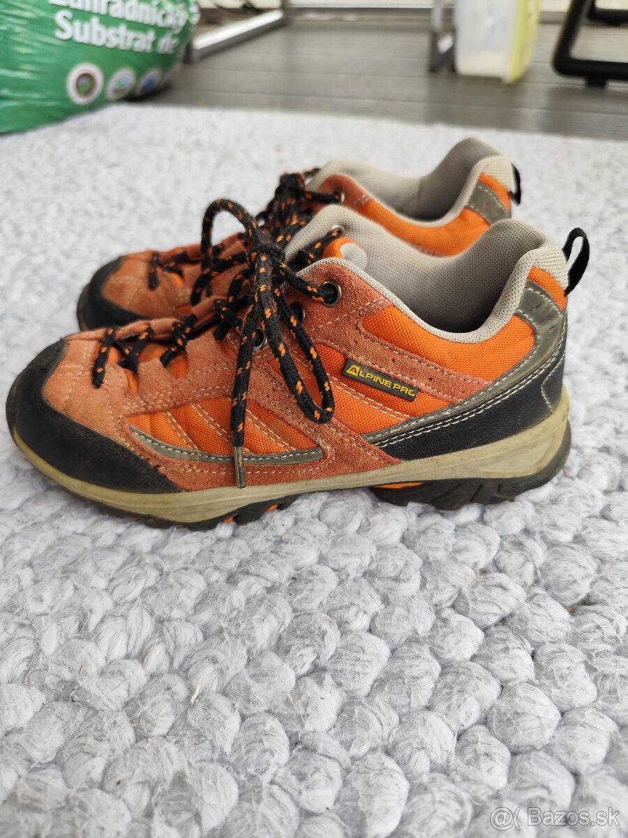 Detské turistické topánky Alpine Pro veľkosť 33 - 2