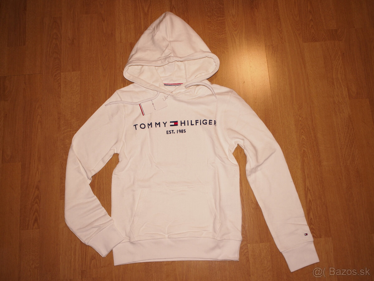 Tommy Hilfiger dámska mikina biela s kapucnou - 2