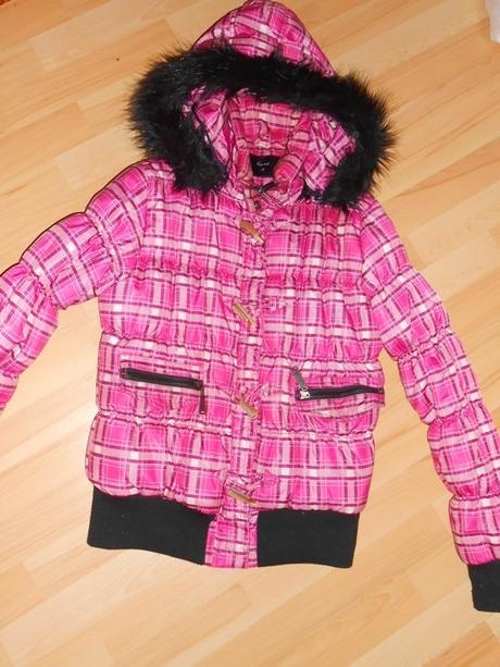 Ružová zimná bunda - 2