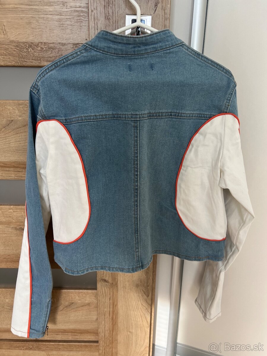 PrettyLittleThing rifľová cropnutá bunda - 2