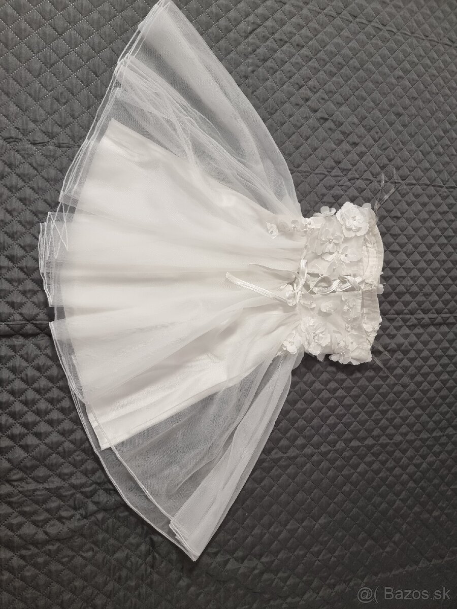 Popolnočné biele šaty - 2