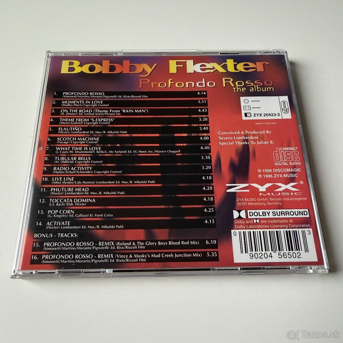 Bobby Flexter - Profondo Rosso - The Album - 2