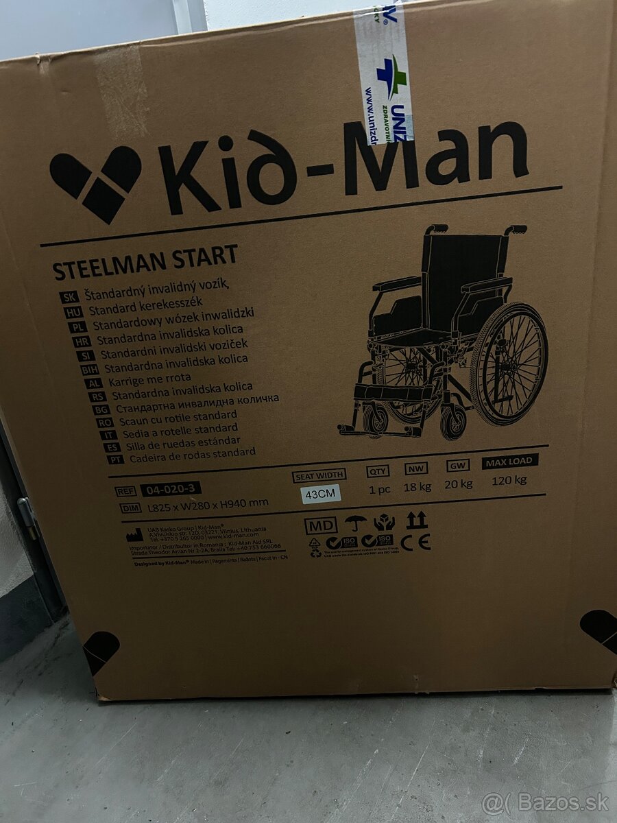 Invalidný vozík Kid-Man štandardný - 2