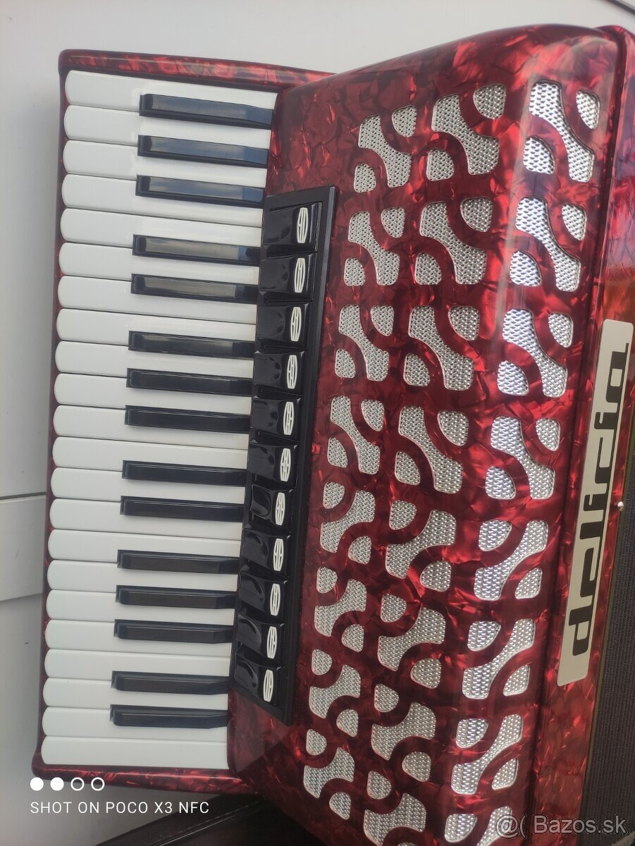 96 basový akordeón Delicia Carmen 24 - 2