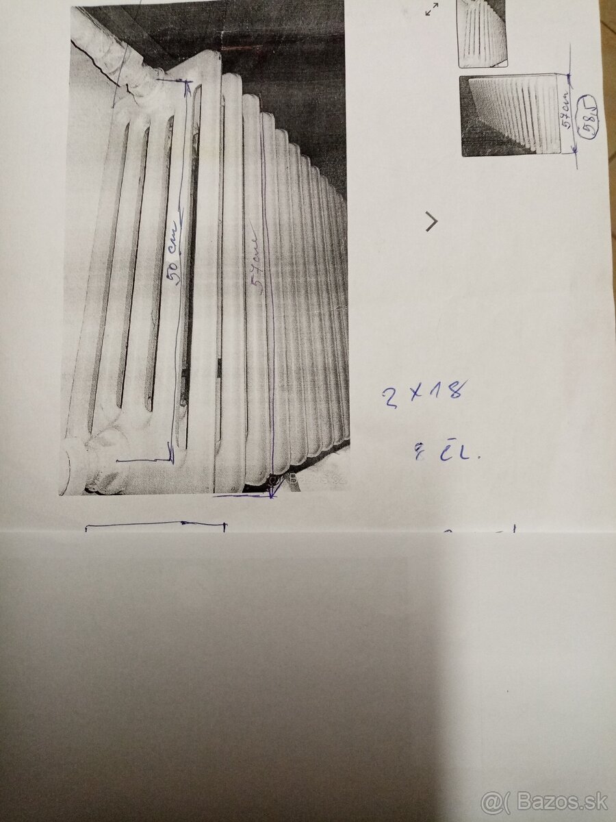 Kúpim liatinový radiator - 2