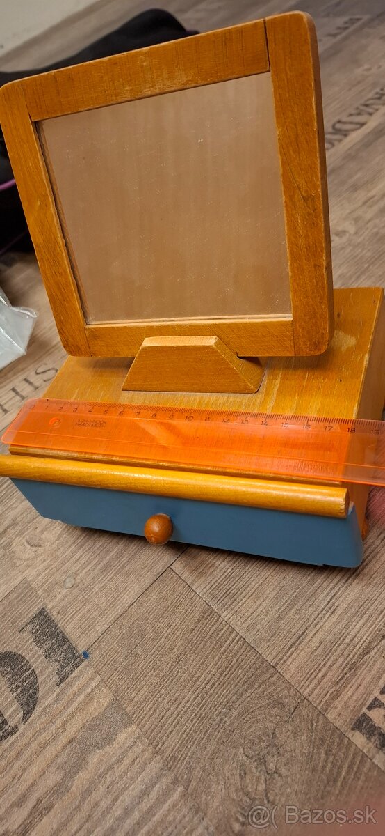 Retro drevená šperkovnica, box - 2