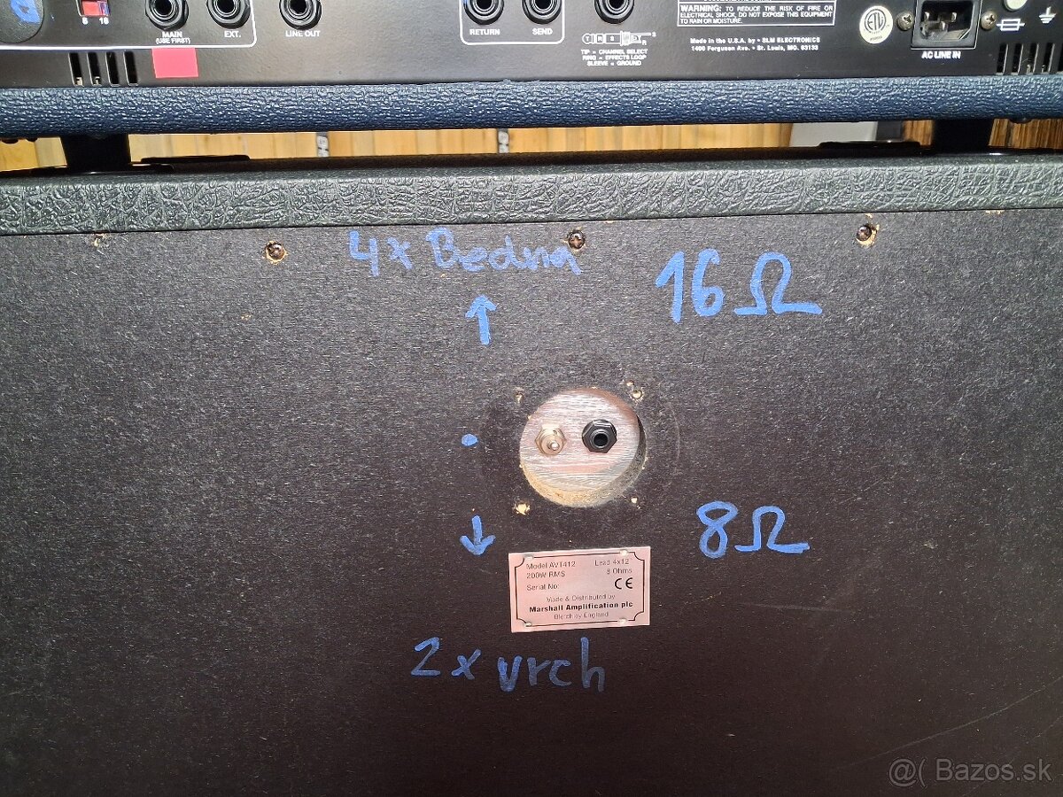 Gitarovy box marshall - 2