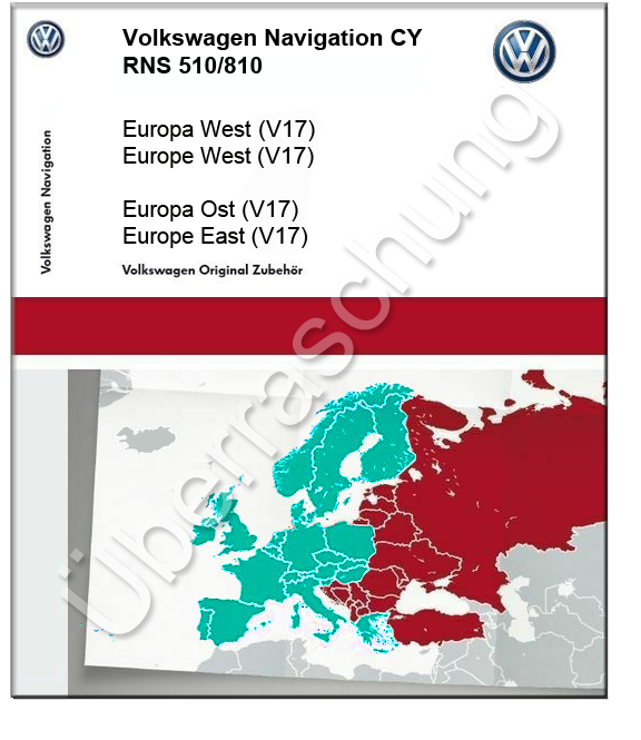 Mapy VW RNS510/RNS810, Škoda Columbus (2020) - 2