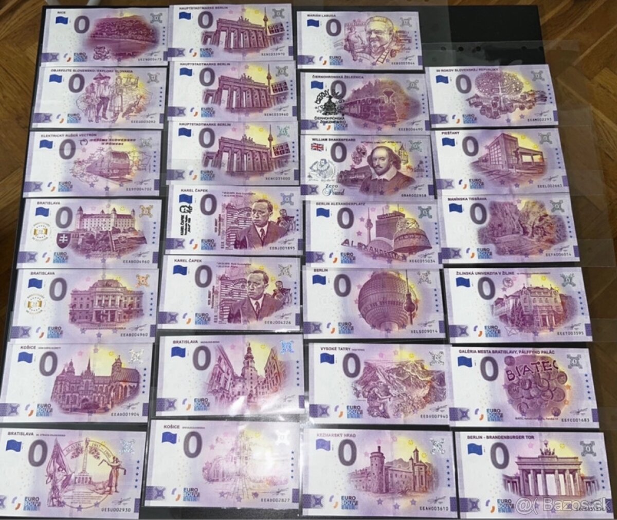 0€ bankovky - 2