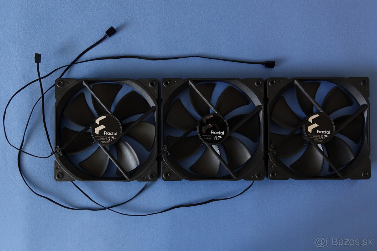Ventilátory Fractal Dynamic X2 GP-14 Black - 3 kusy - 2