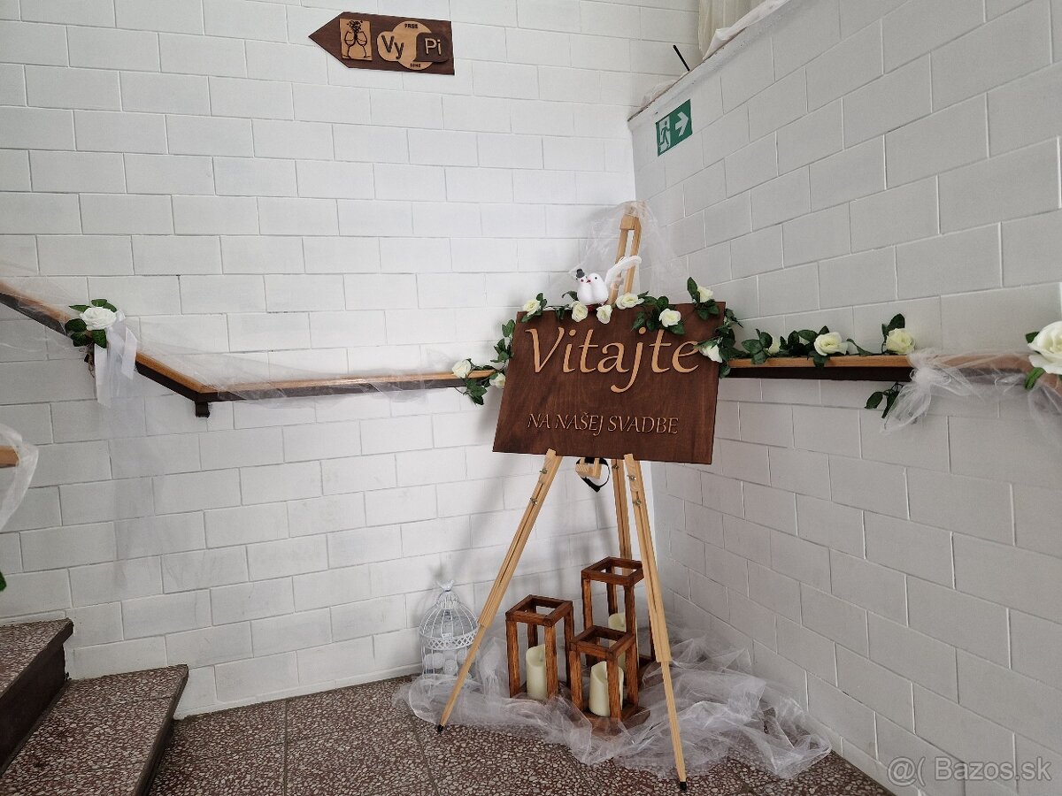 uvítacia tabuľa na svadbu - 2