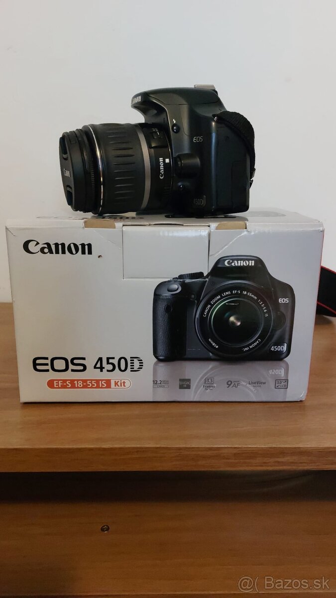 Canon EOS 450D so stojanom - ako nový - 2