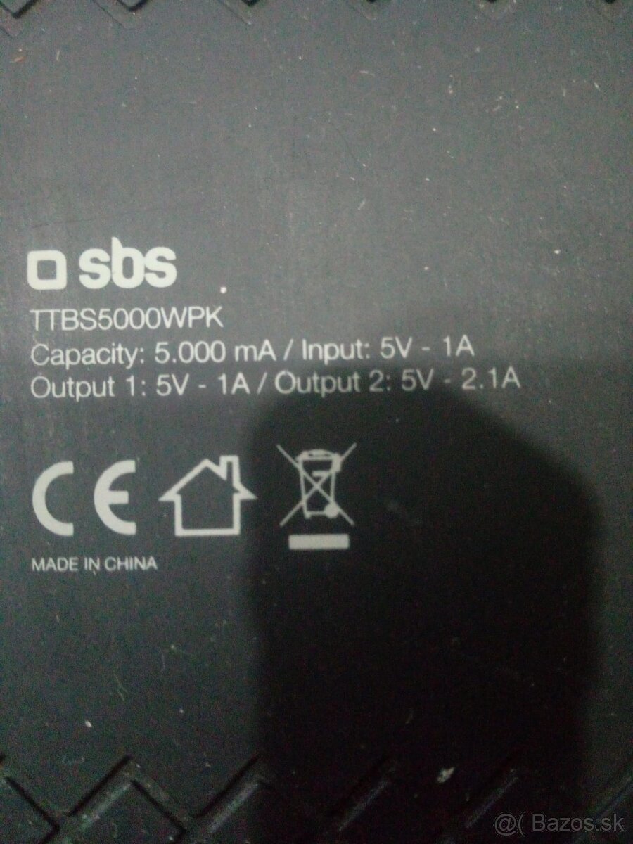 Solárna powerbanka SBS - 2