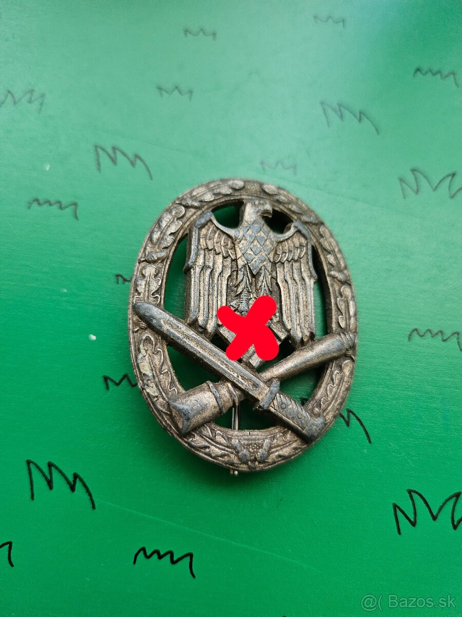 Všeobecný útočný odznak Allgemeines Sturmabzeichen - 2