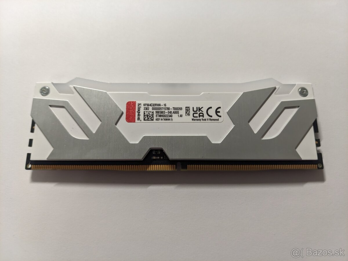 Kingston FURY Renegade White RGB DDR4 16GB 6400MHz CL32 - 2