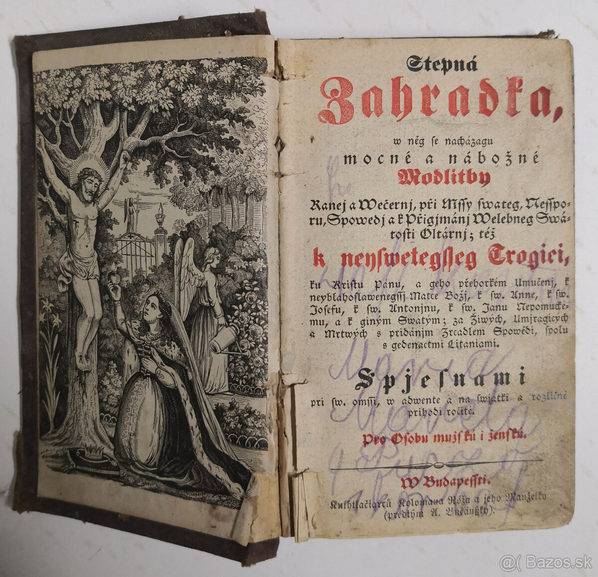 Stepná zahradka 1850 - 2