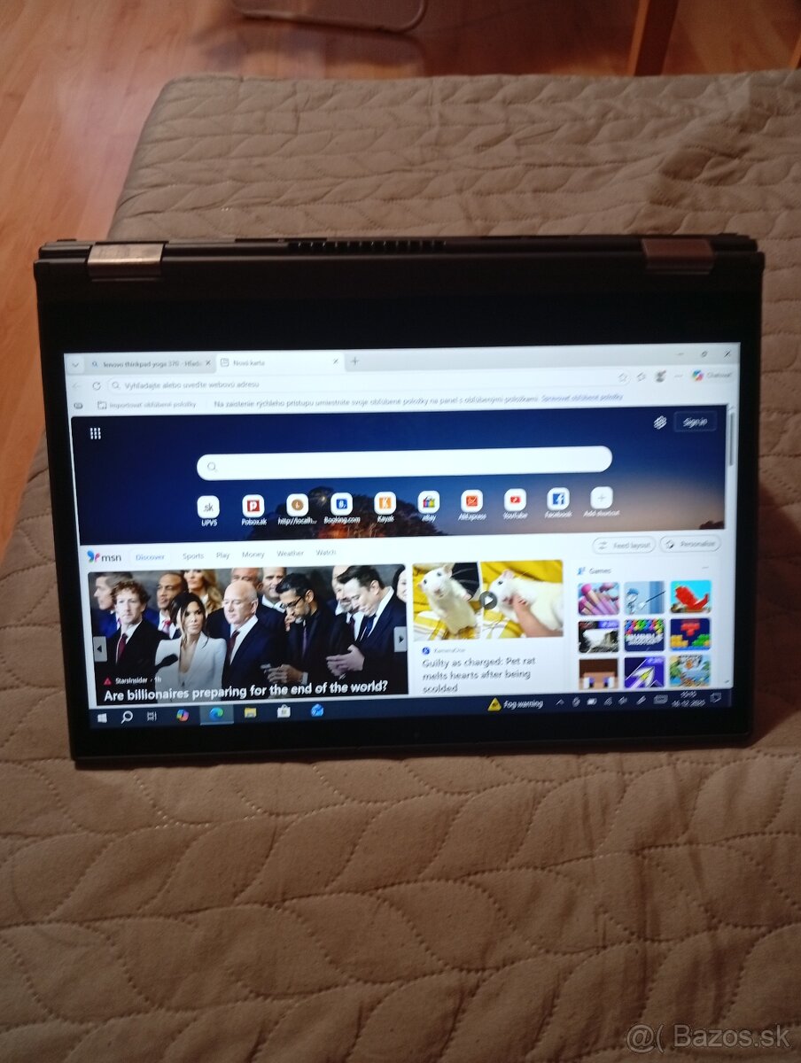 Predám Lenovo thinkpad Yoga 370 CENA DNES - 2