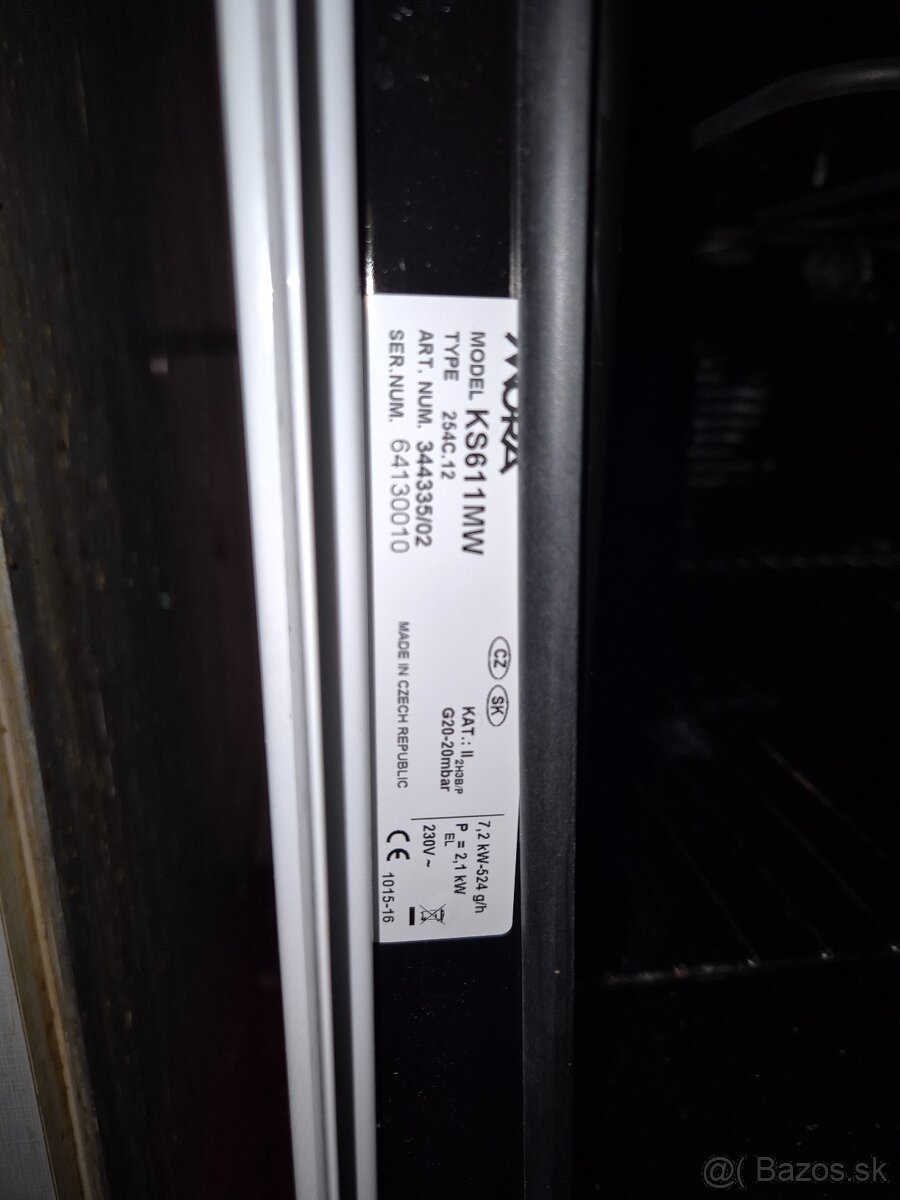 Sporák MORA KS611MW - 2