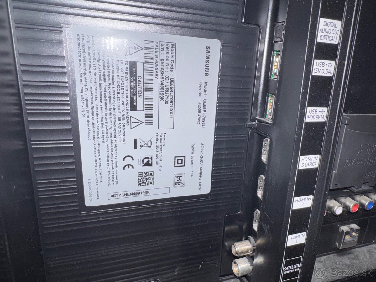 Pokazený Samsung televízor - 2